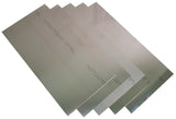 302 Stainless Steel Sheet, Unpolished (Mill) Finish, Full Hard Temper, 0.0010.020 Thickness, 6 Width, 12 Length (Pack of 8)