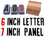 Changeable Outdoor Sign Letters 6 Portable Flex Letters 279 Count Helvetica Font 7 Panel