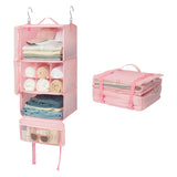 Granny Says Hanging Packing Cubes For Travel, Large Portable Hanging Suitcase Organizer, Foldable Compression Luggage Organizer 