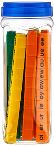 Didax Educational Resources Unifix Letter Blends Cubes Set