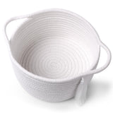 Small Gift Basket Empty to Fill - SweetMemo Cute Woven Organizer Baskets with cellophane wrap for Kids, Baby Shower, Office, Bat