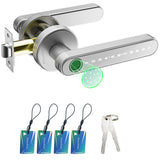 Evanshow Fingerprint Door Lock Biometric Door Knob with Keypad Keyless Entry, Door Locks for Bedrooms, Home Hotel Office Apartme
