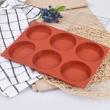 Newk Silicone Round Cake Molds, 4 Inch Silicone Molds For Baking Layer Cake, Resin Coasters, Eggs Pie, Handmade Soap - 4