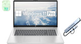 HP 17.3 FHD Business & Student Laptop Computer, 32GB RAM 1.5TB Storage (1TB SSD+512GB Docking Station Set), 6-Cores AMD Ryzen 5,