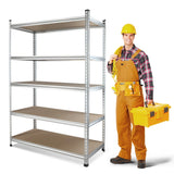 WORKPRO 5-Tier Storage Shelving Unit, 48  W x 24  D x 72  H, Adjustable Storage Rack Heavy Duty Aluminum Alloy Shelf, 2750 lb
