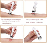 FINEVER Body Vacuum Suction Cup Breastfeeding Mother and Women for Nipp.le Flat Shy and Inverted Nippl.ES Cups (4.1X1.1 Inch, 2,