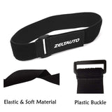 Zeltauto Elastic Cinch Straps Hook Loop Cable Ties for Securing & Organizing Cables Extension Cords Ropes Hoses Bike RV, Reusabl