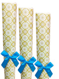 TERA 13 Golden White Gift Wrapping Paper Sheet, Gift Paper, Gift Cover Rapping Paper, Gift Packing Materials, Gift Wrap for Birt