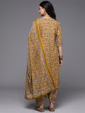 Libas Women'S Cotton Kurta Sets (400458C Mustard 2Xl