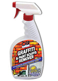 Pro Strength Cleaner for Graffiti, Paint Scuff, Overspray, Paint Spills, Permanent Markers - Brick Walls, Vehicles, Signs, Paint