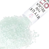Miyuki Delica Seed Beads - Size 11/0 (1.6 mm), DB0078, Lined Aqua Mist, 7.2 g, Approx. 1440 Beads, Made in Japan
