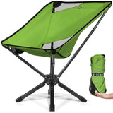 TCEK Adjustable Portable Camping Chair RiseLite Lightweight Compact Folding Chair for Adults, Collapsible Camp Chairs That Folds