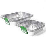 PROTEIXA Disposable Aluminum Pans 8x8 & 9x13 Aluminum Pans for Baking, Roasting & Food Storage Durable, LeakResistant Alumi