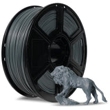 FLASHFORGE ASA Filament 1.75mm Iron Grey, 3D Printer Filament 1kg (2.2lbs) Spool, Dimensional Accuracy +/- 0.02mm, Durable, High