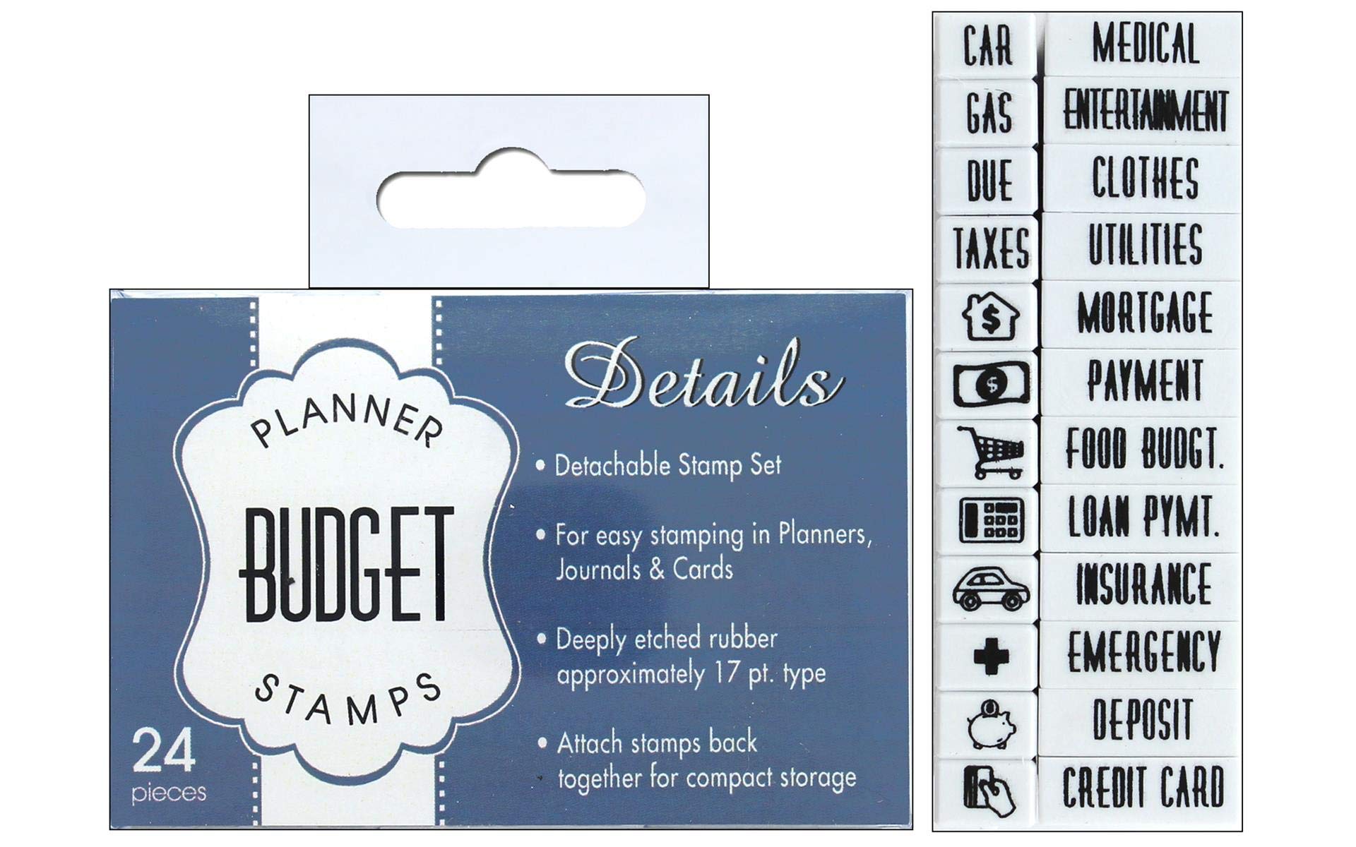 Contact Usa Cu-07946 Budget Planner Stamp Set