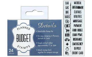 Contact Usa Cu-07946 Budget Planner Stamp Set