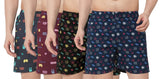 Anni Designer Men'S Cotton Printed Boxer Shorts (Pack Of 4) (Anl-Bxr-Pack-4-An-026_M_Multi_ Medium) Multicolour,Multicolour,M