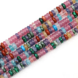 Yochus 4x2mm Mixed-Color Abacus Disk Bead Natural Gemstone Stone Beads for Jewelry Making