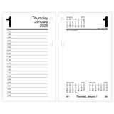 AT-A-GLANCE 2026 Desk Calendar Refill, Daily, 3.5 x 6, Standard, Loose-Leaf (E7175026)