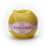 ARMONIA [100grs] by Omega Fine 100% Mercerized Cotton Thread | Great for Crochet and Knitting Color: 28 Apple Green 83