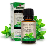 Nature's Answer 100% Pure Organic Essential Oil, 0.5-Ounce, Spearmint