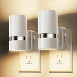 L LOHAS LED Night Lights Plug into Wall, Plug in Night Light with Light Sensor, Dimmable 0-100LM, Soft White 3000K, Wall Sconce-