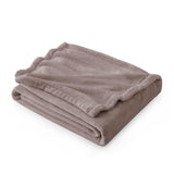Bedsure GentleSoft Fleece Throw XL Blanket Mocha Brown - 300GSM Soft Lightweight Plush Cozy Blankets for Bed, Sofa, Couch, Trave