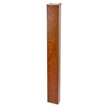 Mail Boss 7124 In Ground Steel Mounting Mailbox Post, Wood Grain