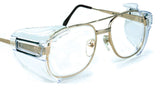 B52 Clear Safety Glasses Side Shields for Medium to Large Glasses (2 Pair Pack)