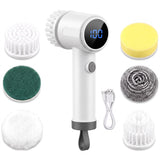 Fineseek Cordless Spin Scrubber, IPX7 Electric Cleaning Brush