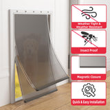 2PACK Large Dog Door Replacement Flap with Screws,Doggie Door Replacement Flaps Compatible with PetSafe Freedom Doggie Doors PAC