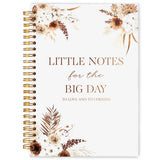 WARDOS Floral Wedding Notebook Journal 5.5x8.3, Wedding Engagement Gifts for Couples, Bridal Gifts for Bride Notebooks for Note 