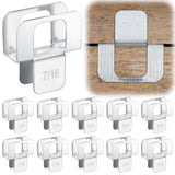 Hicarer 100 Pcs Plywood H Clips for Roofing 7/16 Inch Panel Plywood Sheathing Clip, Steel Box Clamps Panel Edge Sheathing Clamps