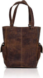 Leather Tote Bag for Women Purse Satchel Travel Bag shopping Carry Messenger Multipurpose Handbag by KomalC