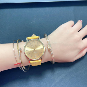 yunanwa 10 Pack Women Men Unisex Platinum Watches Roman Leather Band Analog Quartz Wrist Watch