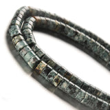 Tashidelek 1 Strand Natural Stone 3 * 6MM Gemstone Tube Rondell Spacer Loose Stone Beads (105-110PCS) African Turquoise