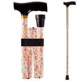 DMI Designer Folding Cane, Walking Cane, Foldable Cane for Men, Walking Cane for Women, Canes for Seniors, Adjustable Cane, Ergo