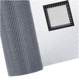 Xhfhenhce Window Screen Mesh,Easy to Cut Fiberglass Window Mesh Replacement,Durable, Not Easy to Tear,High Visibility & Well-Ven
