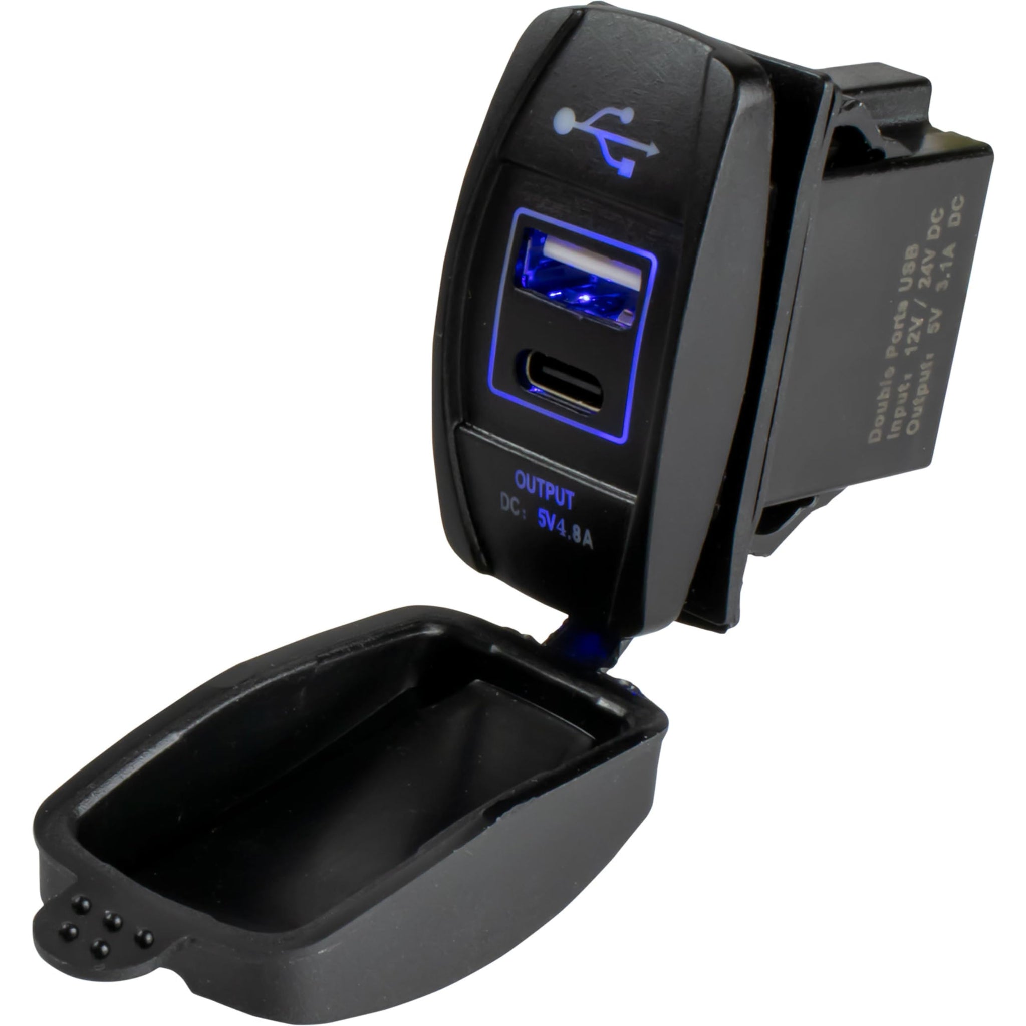 Sea-Dog Rocker Dual Usb C/Usb A