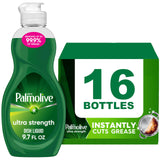 Palmolive Ultra Strength Liquid Dish Soap, Cuts Grease and Grime, No Soaking Needed, Powerful on Plastics, Dishwashing Liquid, 9