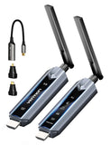 VENTION Wireless HDMI Transmitter and Receiver 656FT/200M for Laptop/PC, 2.4G+5G Plug & Play Wireless HDMI Extender Kit 4K Decod