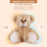 SuzziPals Teddy Bear Stuffed Animals, Microwavable Stuffed Animal Heating Pads for Cramps & Pain Relief, Bear Stress Relief Toy