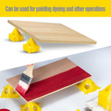 KATA 56Pack Pyramid Stands Painter's Painting Stands, Mini Cone Paint Stands for Canvas and Door Risers Support, Paint Pouring S