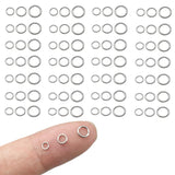 2500pcs 3mm 4mm 5mm Stainless Steel Jump Rings Connector Rings for DIY Craft Jewelry Making Necklaces Bracelet Earrings Keychain