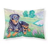 Caroline'S Treasures 7141Pillowcase Rottweiler Moisture Wicking Fabric Standard Pillowcase, Large, Multicolor