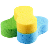 Temede Car Wash Sponge, Large All Purpose Sponges for Cleaning, 2.4in Thick Foam Scrubber Kit, Sponges for Dishes, Tile, Bike, B