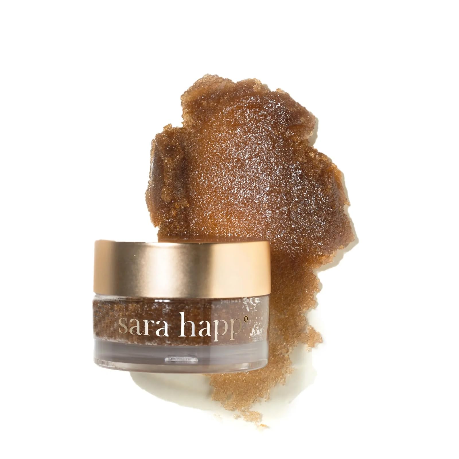 Sara Happ The Lip Scrub: Brown Sugar Scrub for Dry Lips - Gently Exfoliate, Polish, and Revitalize Lips with Vitamin E and Jojob