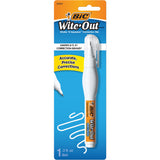 Bic Wite-Out Brand Shake 'N Squeeze Correction Pen, 8 Ml Fluid, 1 Count Pack Of White Pens, Fast, Clean And Easy To Use Pen Offi