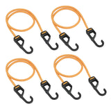 DEWALT DXBC300364 Black/Yellow 36 Premium Heavy-Duty Bungee Cords, 4 Pack