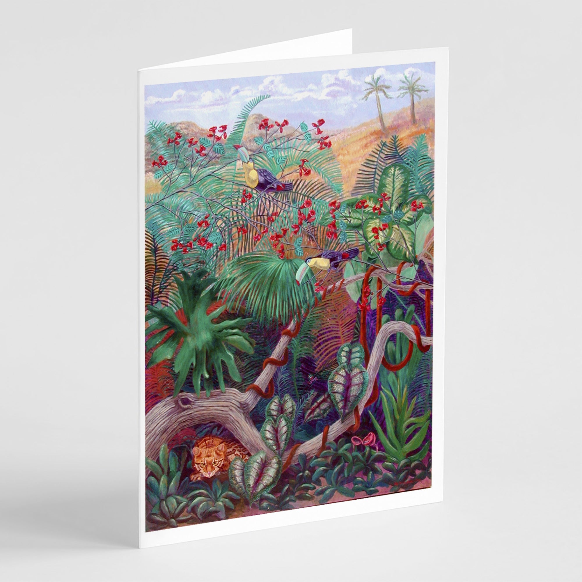 Bird - Toucan Greeting Cards And Envelopes Pack Of 8
